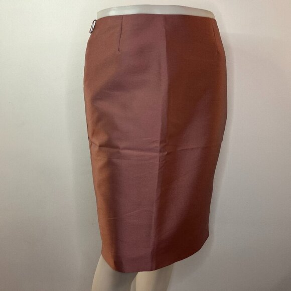 Luisa Spagnoli Women's Silk Blend Light Mauve Skirt - Size 42 (US Size 6) - NWT - Picture 1 of 3